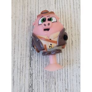 Detective pig suction cup toy figure‎ cop police